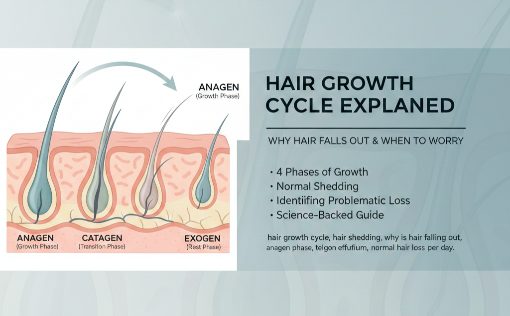 Understanding the Hair Growth Cycle: Why You're Shedding (And When to Worry)