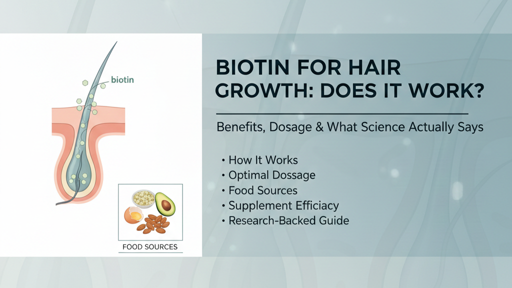 Biotin for Hair Growth: Benefits, Dosage, and What Science Actually Says